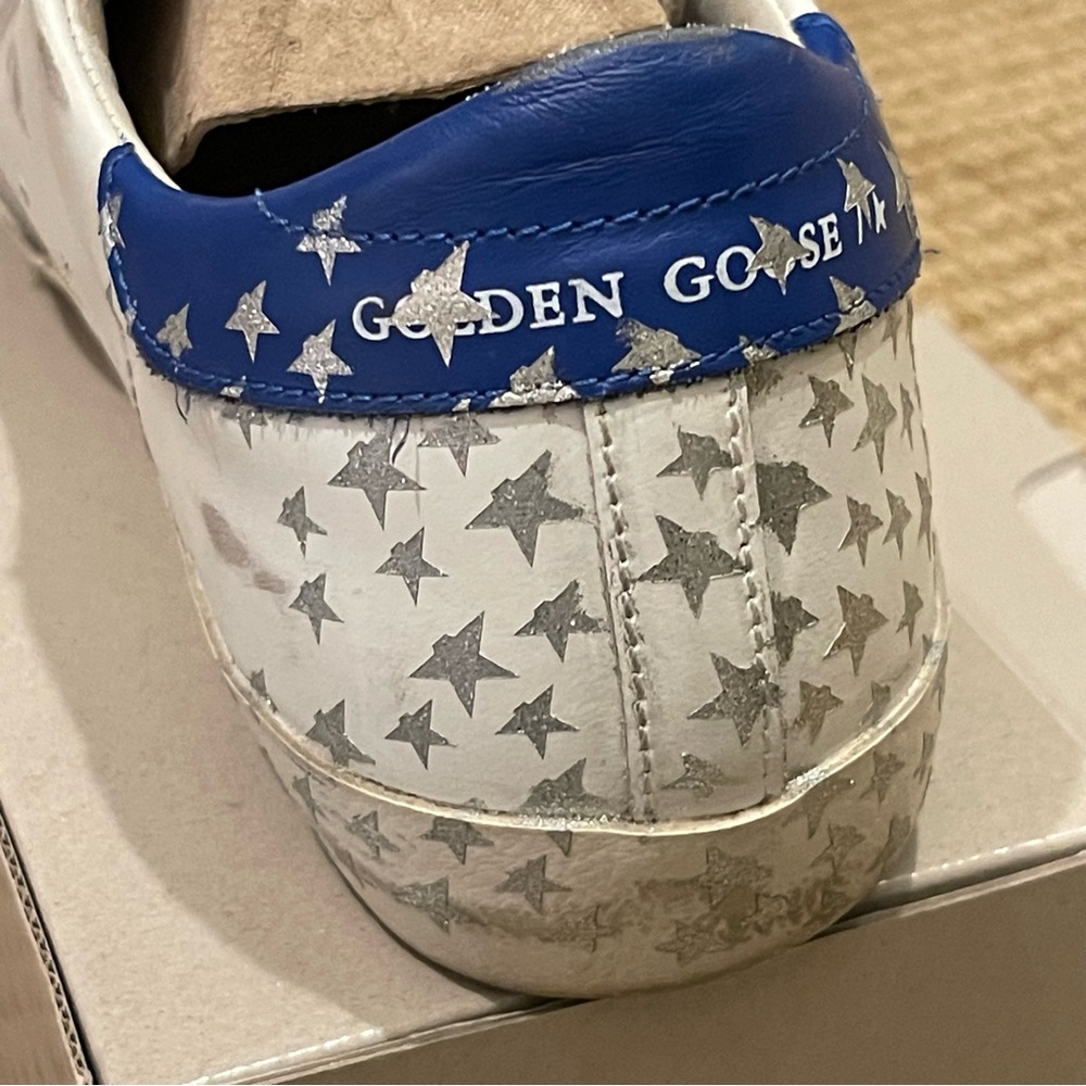 Golden Goose Private Edition Glitter Star Superstars Blue/Silver 39 - Picture 9 of 14